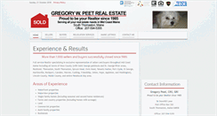Desktop Screenshot of peetrealestate.com